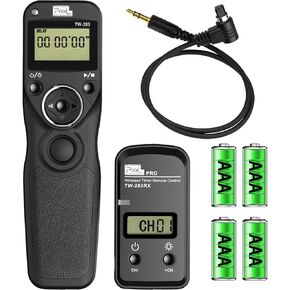 Pixel Wireless Shutter Remote Release Control TW283N3 for Canon Eos 5D Mark IV 5D 6D 7D Mark 1DX MARKII R5 R6 50D 40D 30D 20D 10D D60 D30 D2000 EOS-1V EOS-3
