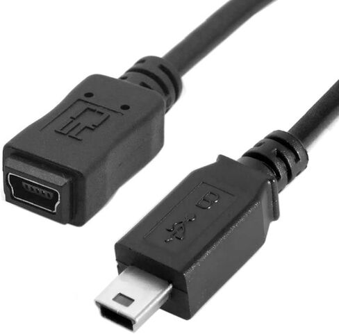 كابل تمديد USB Mini Mini ، USB 2.0 MINI USB 5Pin ذكور إلى الإناث كابل تمديد بيانات نقل البيانات من أجل CAM/GPS/Camera 4.92 قدم/1.5M in Kuwait