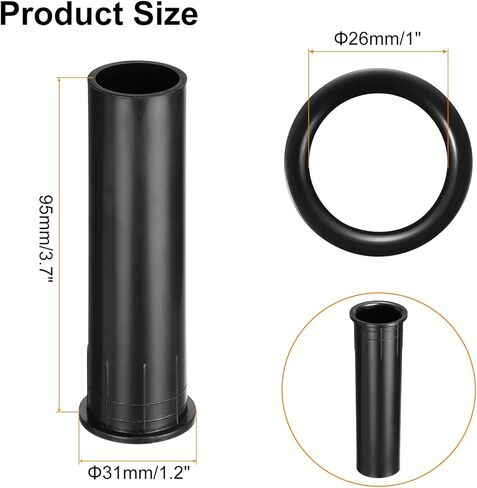 meccanixity 8pcs 26x95mm/1 x 3.7 بوصة مكبر صوت أنبوب أنبوب sprofer Bass Box Tube Woofer Bofer Box Pox Bass Air Port for DJ/PA Seeper Cabinets in Kuwait