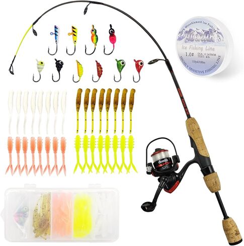 Aurora 26 inch Ice Fishing Rod Kit in Saudi Arabia