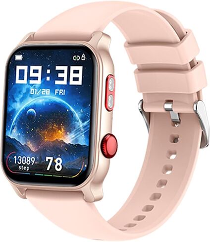 QTLLBT 9 Languages ​​Translation Watch Smart Watch Bluetooth Call (الإجابة/إجراء مكالمات) تعقب اللياقة البدنية IP68 Waterproof 100+ معدل ضربات القلب الرياضي Sleep Android iPhone Men and Women Smart Watch (Black) in Kuwait