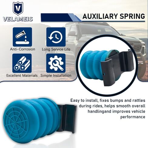 TSS-107-40 Auxiliary Spring Rear Air Helper Springs Left/Right Mount On Trailer Leaf Spring Assemblies for Trail Blue in Kuwait