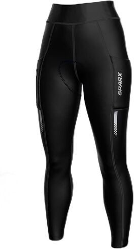 Sparx Women Padded Thermal Bike Tights Cycling Shorts Warm Bicycle Pants in Kuwait