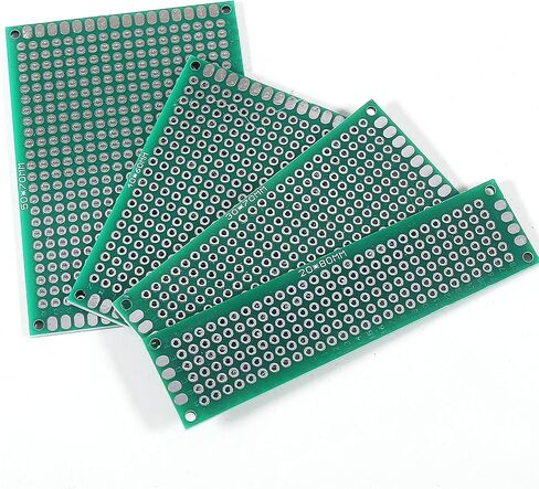 15PCS Double Sided PCB Board Prototype Kit for DIY 5 Sizes PCB Prototype Boards Compatible for Arduino in Saudi Arabia
