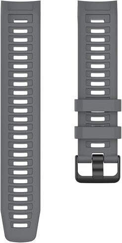 متوافق مع Garmin Instinct Bands، استبدال حزام رياضي من السيليكون + حزام رياضي خفيف الوزن من النايلون المنسوج متوافق مع Garmin Instinct/Solar GPS Smartwatch، لهب أحمر + أسود in Kuwait