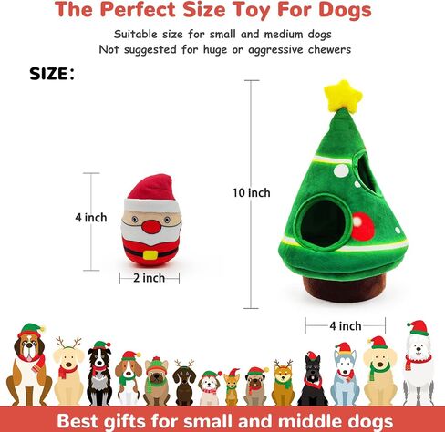 Dog Toys for Small Dogs - 2 Pack Puppy Toys to Keep Them Busy - Squeaky Rope Plush Dog Toys for Small and Medium Breed in Saudi Arabia