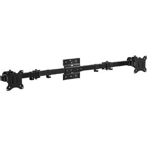 WALI Dual Monitor Wall Mount for 17 to 38 Inch, Ultrawide Monitor Arm for 2 Monitors, Swivel Tilt Computer Wall Mount with Mounting Holes 75x75/100x100, Per Arm Holds Up to 19.8lbs (012ARM-38), Black