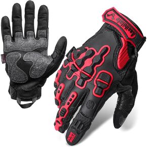 ZUNE LOTOO Touchscreen Tactical Gloves Men with Kevlar-Lined & TPR Impact Protection for Motorcycle Paintball Airsoft Range Work（ZAG6