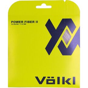 Volkl Power Fiber II | Tennis Racquet String | Power & Spin | Shock & Vibration Reduction