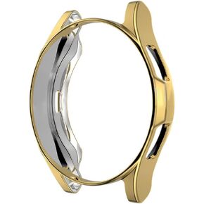 ikasus Galaxy Watch 4 Classic 42MM Case,Plated TPU Bumper Watch Cover,Silicone Shock-Proof All Around Protector Cover Compatible for Samsung Galaxy Watch 4 Classic Smartwatch Accessories (42MM)