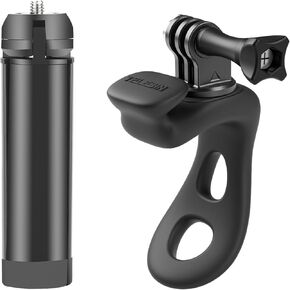 Mini Vlog Tripod for DJI Pocket 3, Car Bike Mount Strap Handlebar Fence Holder for Insta360 X4 X3 Ace Pro Go 3, for GoPro Max Mini Hero, Osmo Pocket 3 2 Action Camera Accessories