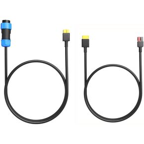 RV Cable 12V/30A, Aviation Plug to XT60 Connector to SPC45 Cable for Portable Power Station AC200MAX (Cables for AC200MAX)