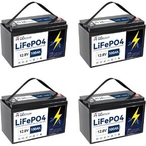 12V 23.4AH (30AH) Plus Lifepo4 Lithium Battery With 30A BMS, Lifepo4 Battery 4000+Deep Cycles Perfect for Trolling Motor,Kids Scooters,Power Wheel Chair,Boat,RV,Fish Finder etc