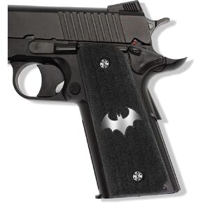URAY 1911 Full Size Wood Grips, Super Quality CNC/Handcrafted Hybrid Bat Gun Grips - Premium Pistol Grip Accessories for Colt Kimber Taurus Remington Ruger and All 1911 Government Models