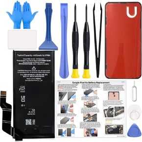 GREEN FUSION New Upgraded Replacement Battery Compatible with Pixel 6A, with Instruction & Repair Toolkit