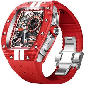 نطاقات متوافقة مع ألياف الكوارتز Apple Watch 9/8/7/SE (2nd)/SE/6/5/4 45 مم/44 مم للرجال ، M1 SPORT Series غطاء وقائي علبة الوعرة لخطبة Iwatch SE2/6/SE/5/4/3 44/45MM MEN Black Apple Case Strap Black Watch Strap
