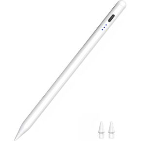 Pencil for iPad 11th&10th Generation, 25 Mins Fast Charge Stylus Pen, Palm Rejection & Tilt Sensitivity, Compatible with 2018-2025 Apple iPad 9/8/7/6, Pro 13" M4/12.9"/11", Air M3/M2/5/4/3, Mini 6/5