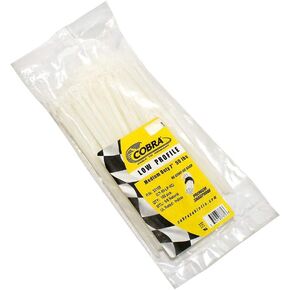 Cobra Products L8S9C Cable Tie 7" Low-Profile 50 Lbs