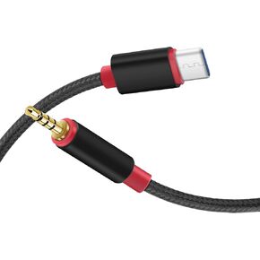 YACSEJAO USB C to 3.5mm Aux Cable 3.3Ft Type C Adapter to 1/8 Inch Headphone Stereo Cord Car AUX Car Audio Headset Cable