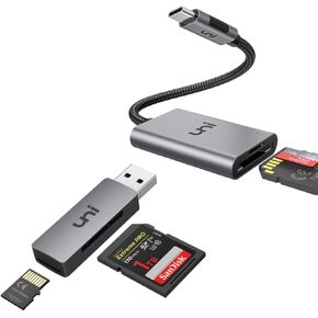 uni Bundle USB C SD Card Reader Bundle with USB 3.0 SD Card Adapter…