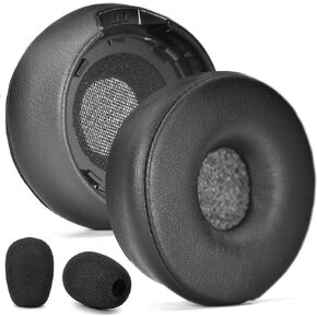 Engage 75 Ear Pads and Microphone Foam Replacement - defean Ear Cushions Compatible with Jabra Engage 55/65/75 (Stereo Version) Headset (Do Not Fit Engage 50, Engage 55/65/75 Mono Version)