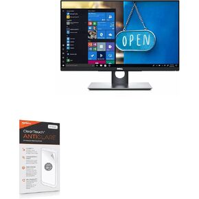 BoxWave Screen Protector Compatible with Dell P2418HT (23.8") - ClearTouch Crystal (2-Pack), HD Film Skin - Shields from Scratches for Dell P2418HT (23.8")
