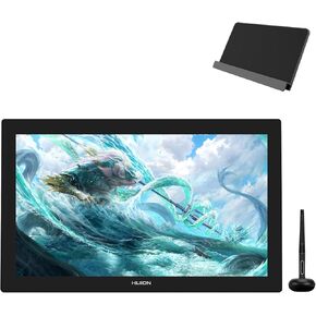 HUION Kamvas Pro 24 4K UHD Graphics Drawing Tablet Bundle with Keyboard Holder