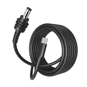 Starlink Mini Cable 10FT USB C to DC Power Starlink Mini Accessories Type-C to Waterproof Barrel Jack 18AWG Built-in PD E-Mark chip Supports PD 100W Charging 3M Black