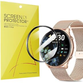 Compatible for SLOKSFil Smart Watch Screen Protector, [3 Pack] 3D Full Coverage PET Screen Protector Film Compatible for SLOKSFil S51 1.39" Smart Watch (3 Pack)