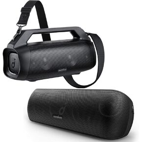 Anker Soundcore Motion+ Bluetooth Speaker soundcore Motion Boom Plus Portable Speaker 80W Stereo Sound, IP67 Waterproof, Built-in Power Bank,or Camping, Pool, Beach, and Backyard