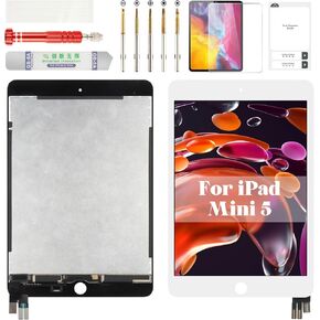 لـ iPad Mini 5 Screen Replacement for iPad Mini 5 LCD A2126 for iPad Mini 5 Divitizer Display Screen Assembly REALL ANTERS A2133 A2124 A2125 WHITE in Kuwait