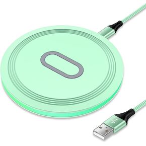 15W Wireless Charger Fast Charging Pad for Google Pixel 9 Pro XL Fold, Samsung Galaxy S25 S24 S23 S22 S21 S20 FE/Plus/Ultra, Note 20, 20+, 20 Ultra, Z Fold 6 5 4, Z Flip 6 5 4