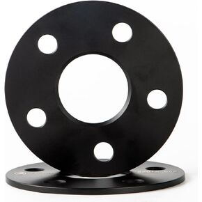 VLAOSCHI Black Forged 5x115 Hubcentric Wheel Spacers 1 Inch with 14x1.5 Studs 71.5mm Hub Bore Compatible with Dodge 5 Lug for 2009-2022 Challenger | 2006-2022 Charger | 2005-2008 Magnum - Pack of 4