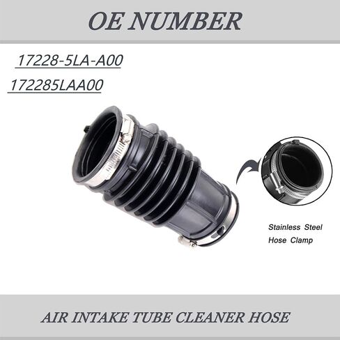 696-140 Air Cleaner Intake Hose with Clamps Fit for 2007-2009 Honda CR-V 2.4L L4 17228-RZA-A00 in Saudi Arabia