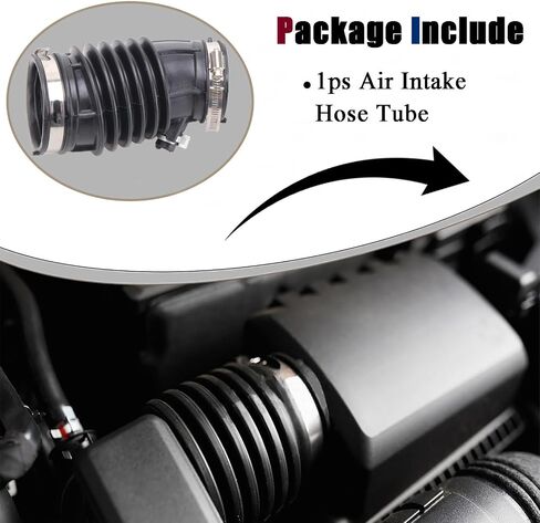 696-140 Air Cleaner Intake Hose with Clamps Fit for 2007-2009 Honda CR-V 2.4L L4 17228-RZA-A00 in Saudi Arabia