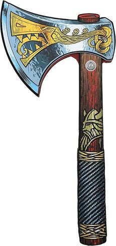 Liontouch - Viking Axe | Workshop Master Sven's Authentic Viking Warrior Toys for Boys' Pretend Play | Safe Medieval Weapon Accessory in Durable Foam for Little Berserkers' Roleplay & Costumes in Kuwait