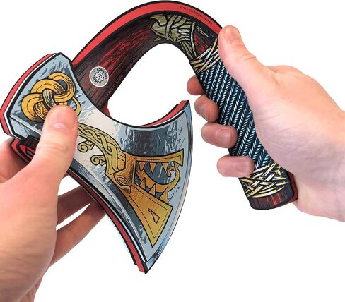 Liontouch - Viking Axe | Workshop Master Sven's Authentic Viking Warrior Toys for Boys' Pretend Play | Safe Medieval Weapon Accessory in Durable Foam for Little Berserkers' Roleplay & Costumes in Kuwait