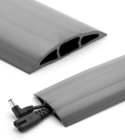 Bates- Floor Cord Cover, 10ft Cable Cover, Brown Extension Cord Cover Floor, Cord Protector, Floor Cable Cover, Cord Hider Floor, Cable Cover Floor, Cable Floor Cover, Cable Covers for Cords in Saudi Arabia