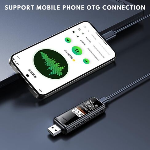 مسجل صوت رقمي 64 جيجابايت USB مسجل صوت نشط مسجلات صوتية صغيرة ومحمولة مع تشغيل مسجل صوت رقمي للاجتماعات/المقابلات/الفصول الدراسية in Saudi Arabia
