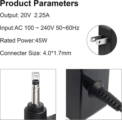 Fancy Buying 65W 40W Charger Adapter for Lenovo Yoga 3 Pro-1370 Yoga 3-1170 Yoga 3-1470 36200563 Yoga 700 700-11ISK 700-14ISK W/USB Cable in Saudi Arabia