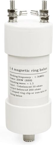 FEMEI 1-56MHz 200watt HF Balun DIY Antenna Antenna Balun 1: 4 نسبة Balun 50 أوم إلى 200 أوم (1: 4) in Saudi Arabia