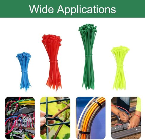 Harfington 150pcs Zip Zip Cable ، وعلاقات نايلون بلاستيكية ، وسلسلة سلكية سلكية سلكية سلكية 6 بوصة / 150 ملم للمنزل ، والمكتب ، وورشة عمل ، حديقة خارجية ، 20 رطلاً ، بني in Kuwait