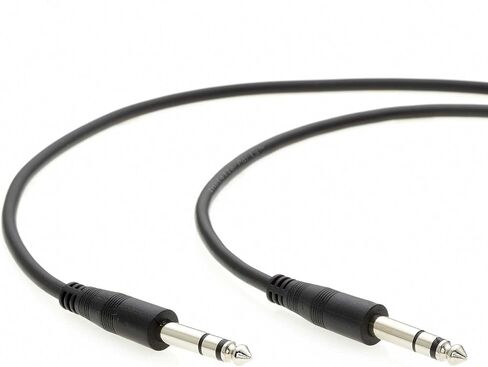 InstallerParts 25 Ft 1/4" Male to Male Stereo Audio Cable (TRS Cable) - Instrument Cable Compatible with Amplifiers, Microphones, and More in Saudi Arabia