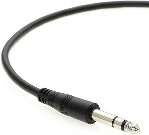 InstallerParts 25 Ft 1/4" Male to Male Stereo Audio Cable (TRS Cable) - Instrument Cable Compatible with Amplifiers, Microphones, and More in Saudi Arabia