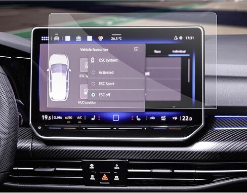 SXCY [2PCS Nano 2022-2024 VW Golf GTI/R Screen Protector 10 Int For Volkswagen Golf 2024 Accessories 2024 Golf R Navigation Touch Screen Protector in Kuwait