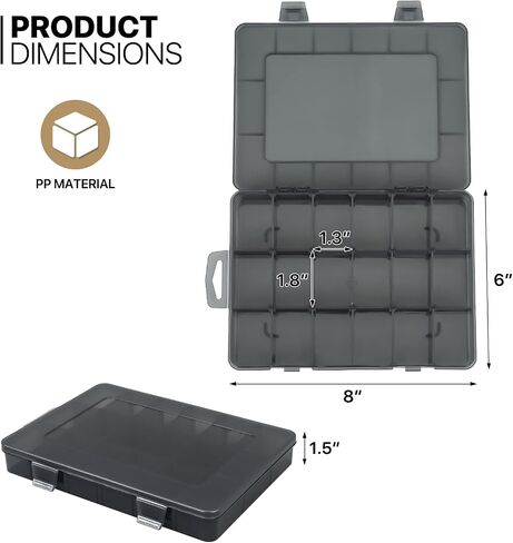 MoNiBloom Portable Tackle Box Organizer with Handle, 3-Layer Compartment Plastic Storage Tool Box Waterproof Container Case for Fishing Tackles, Makeup, Hair Accessories (Purple) in Kuwait