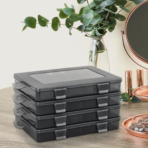 MoNiBloom Portable Tackle Box Organizer with Handle, 3-Layer Compartment Plastic Storage Tool Box Waterproof Container Case for Fishing Tackles, Makeup, Hair Accessories (Purple) in Kuwait