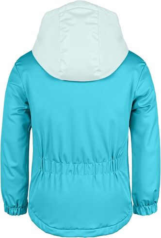 GEMYSE Girl's Winter Jackets Waterproof Windpoof Ski Jacket Warm Quilted Coats Outerwear with Hood in Kuwait