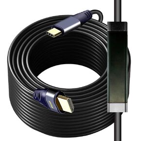 USB C to HDMI Cable 20FT with IC, 4K@60HZ Type-C to HDMI for MacBook Pro/Air, iMac, Galaxy S20 S10 S9 S8, Surface, Dell, HP, MacBook Pro, MacBook Air, iPad Pro, Pixelbook, XPS, Galaxy, and More
