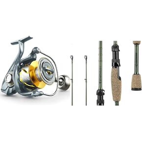 KastKing Kapstan Elite Spinning Reel,Saltwater Fishing Reel,Size 4000 & KastKing Spartacus II Twin Tip Fishing Rods, Spin - 7'3" - MH Power - Fast